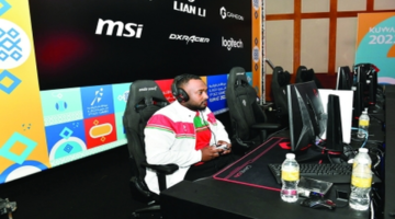 منتخب الألعاب الإلكترونية يشارك في بطولة غرب آسيا